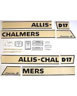 Decal, Set To Fit Allis Chalmers® – New (Aftermarket)