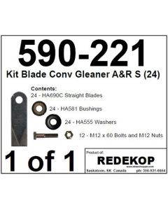 Chopper Blade, Conversion Kit-Current Inventory Only To Fit AGCO® – New (Aftermarket)